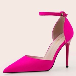 Hot pink heels